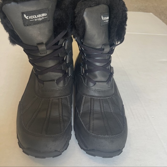 Koolaburra Black Fur-Lined Boots - Picture 1 of 12